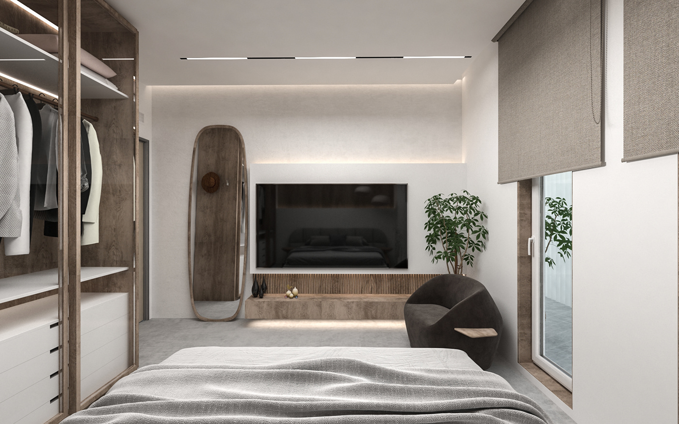 3D design designer egypt interior design  minimal Render summer visualization luxury