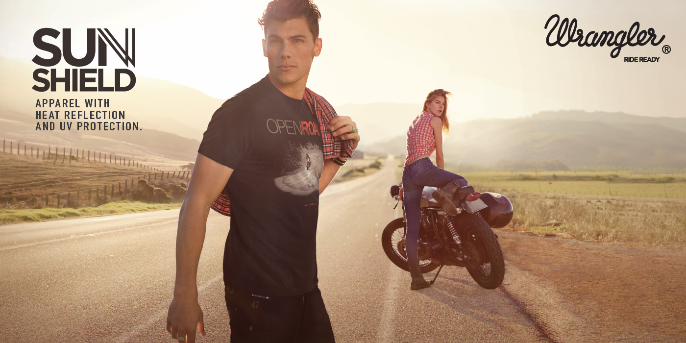 Wrangler Fashion  logo branding  product season Denim jeans shirt apparel