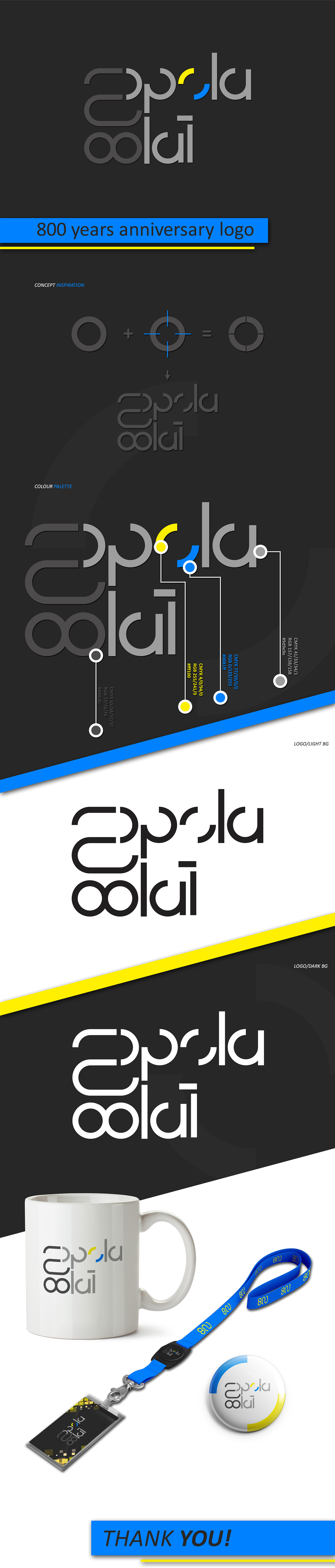opole design graphic Branding Identity Logo Design logo anniversary Mockup Event font city gif kebab