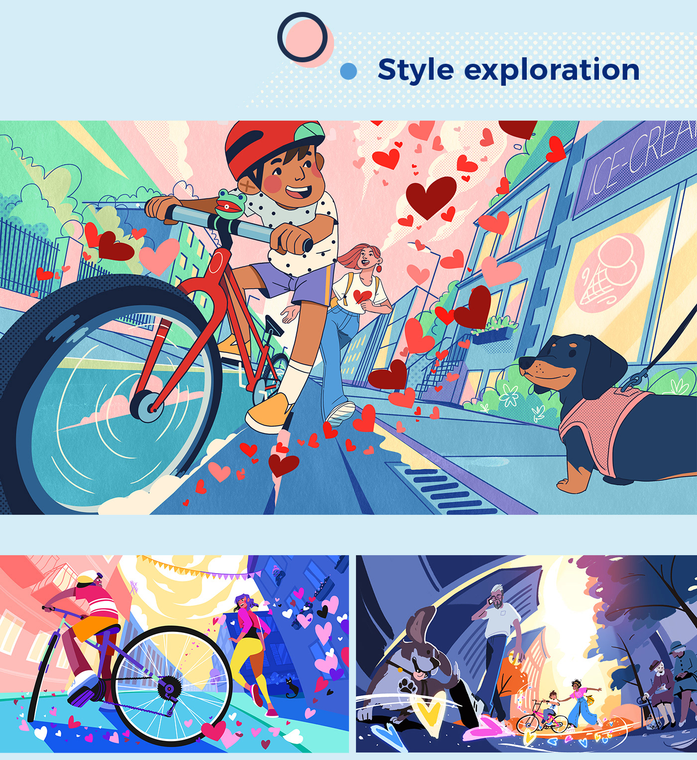 Love Digital Art  ILLUSTRATION  artwork animation  2D Character design  digital illustration Comic Book Style