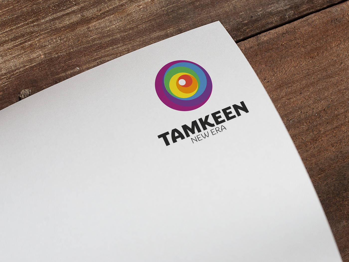 revamping logo Tamkeen brand charkas type identity