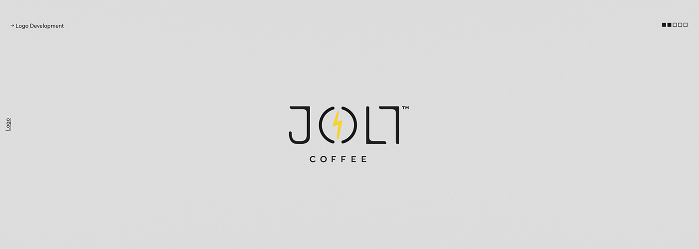 jolt branding  logo Icon design Layout Coffee shop cafe symbol