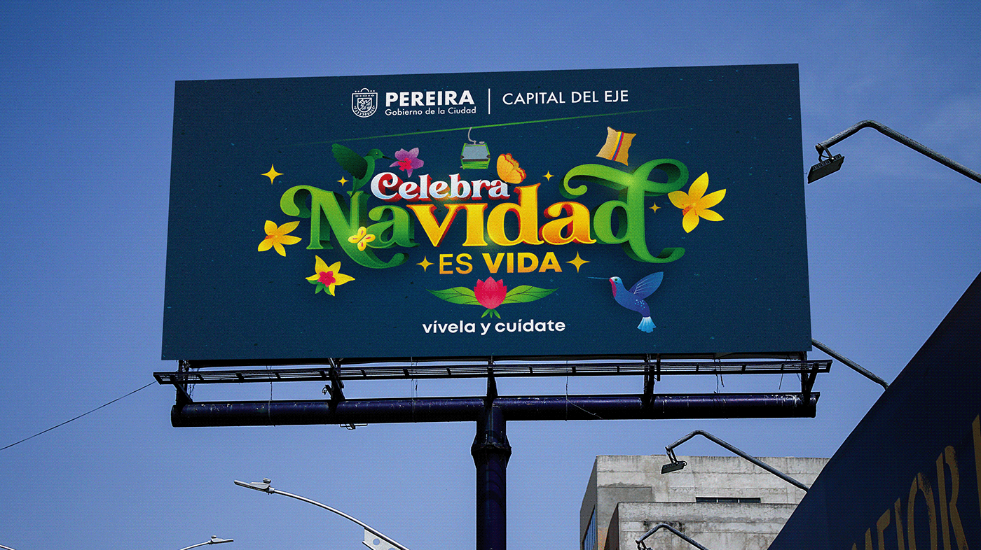 Advertising  brand identity Christmas colombia identidade visual identity Logo Design navidad Pereira