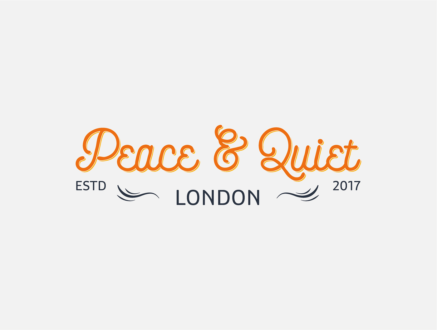 restaurant branding  London graphic design  peace quiet shop Food  corporate United Kingdom