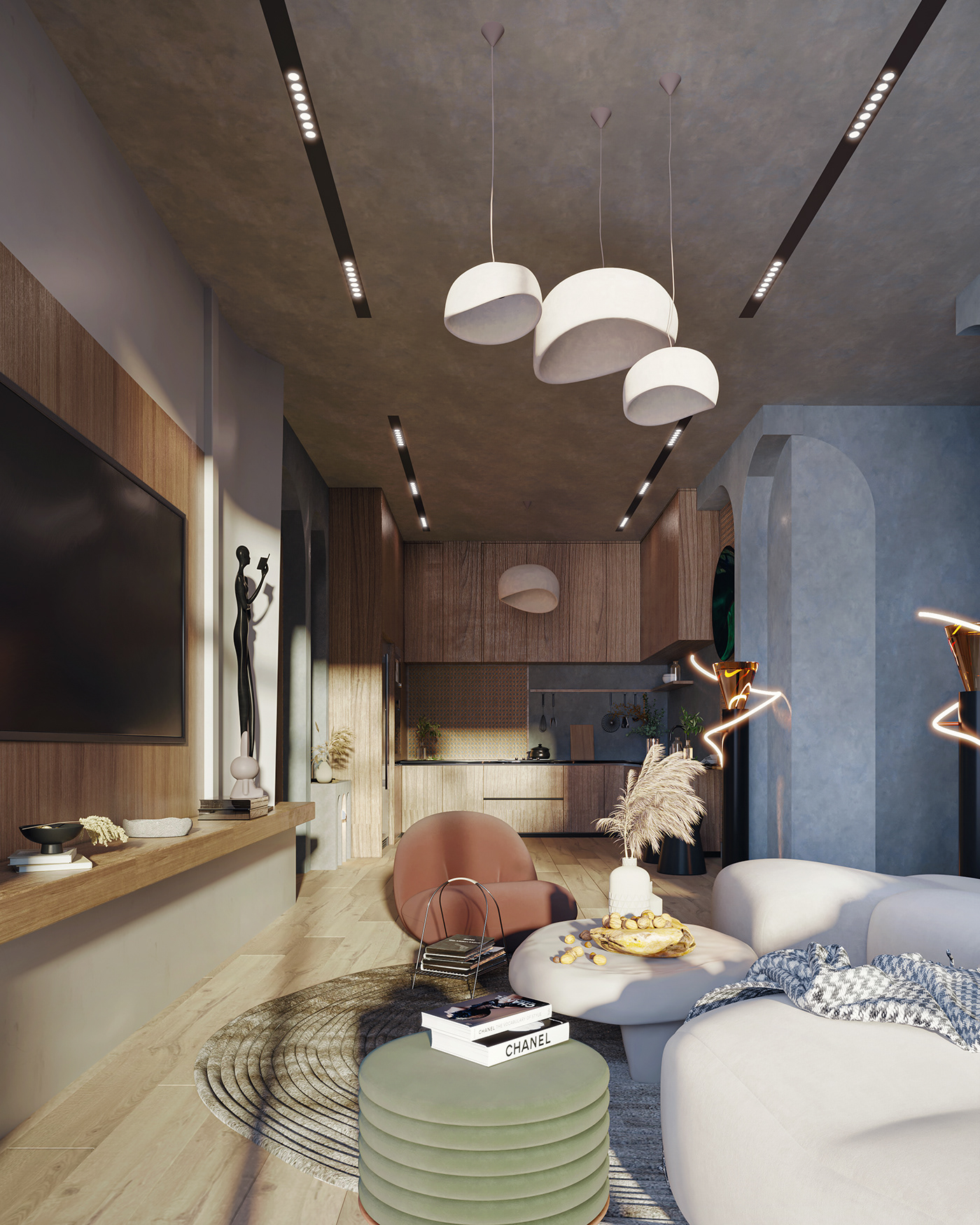 3ds max architecture archviz corona modern Render visualization 3D interior design  vray