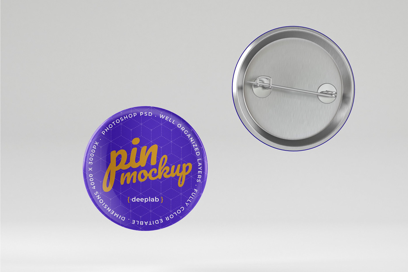 pin branding  logo idendity Mockup burst bagic badge graphic viloet