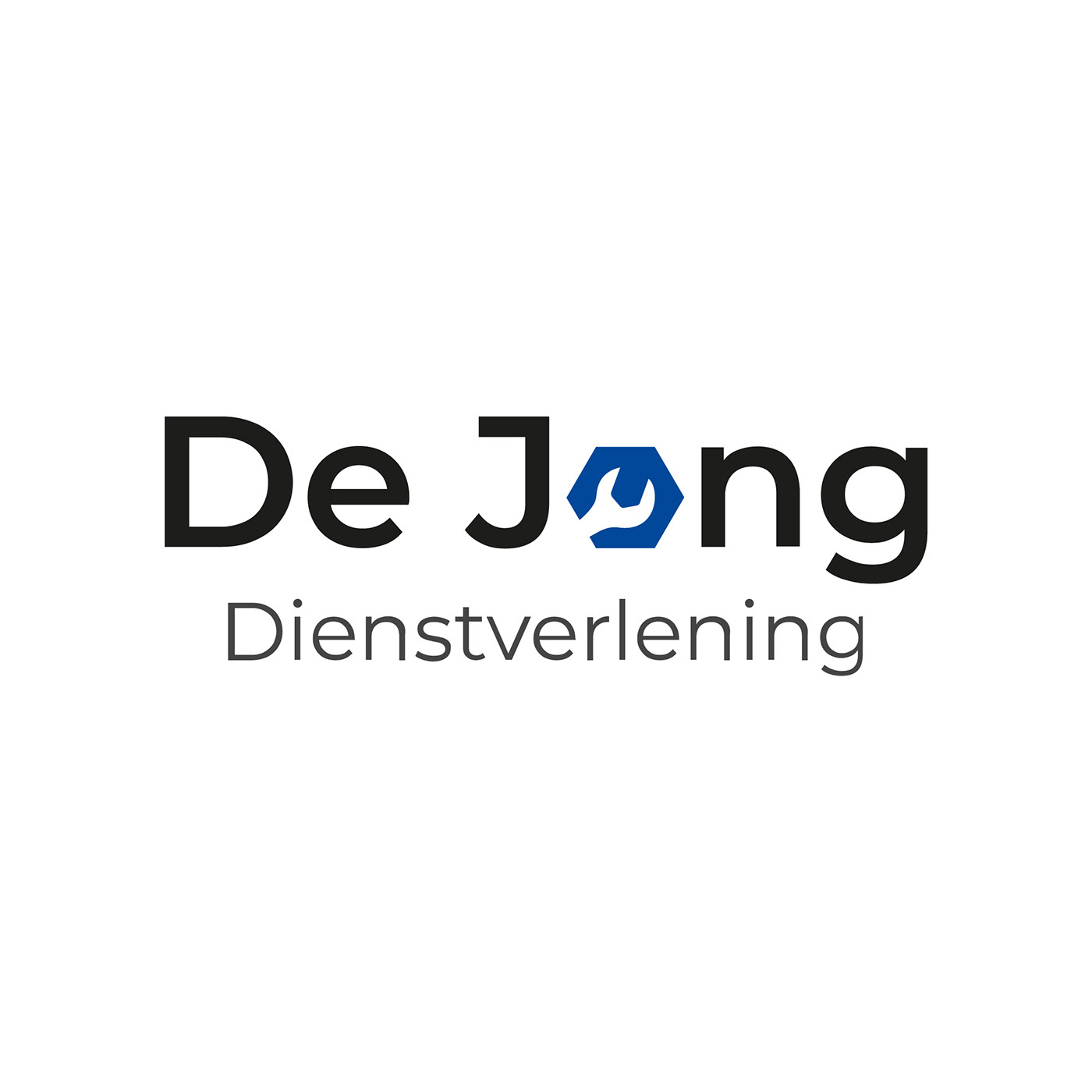 De Jong Dienstverlening grafisch ontwerp logo techniek