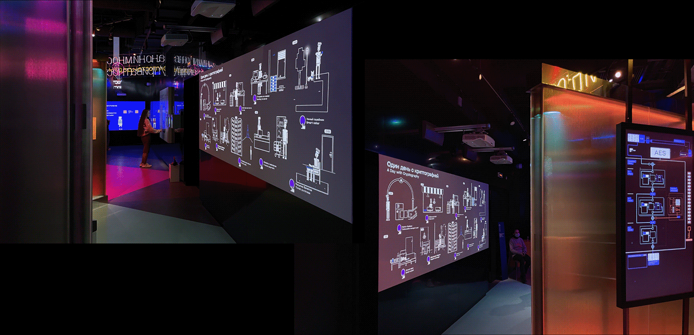 2D 2D Animation after effects code generative installation motion design museum
