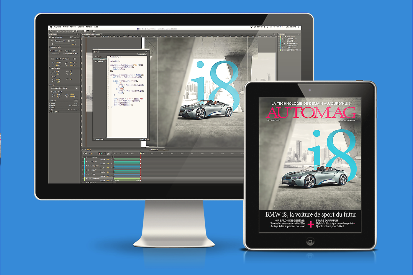 BMW BMW i8 I8 Digital Publishing Adobe DPS automag