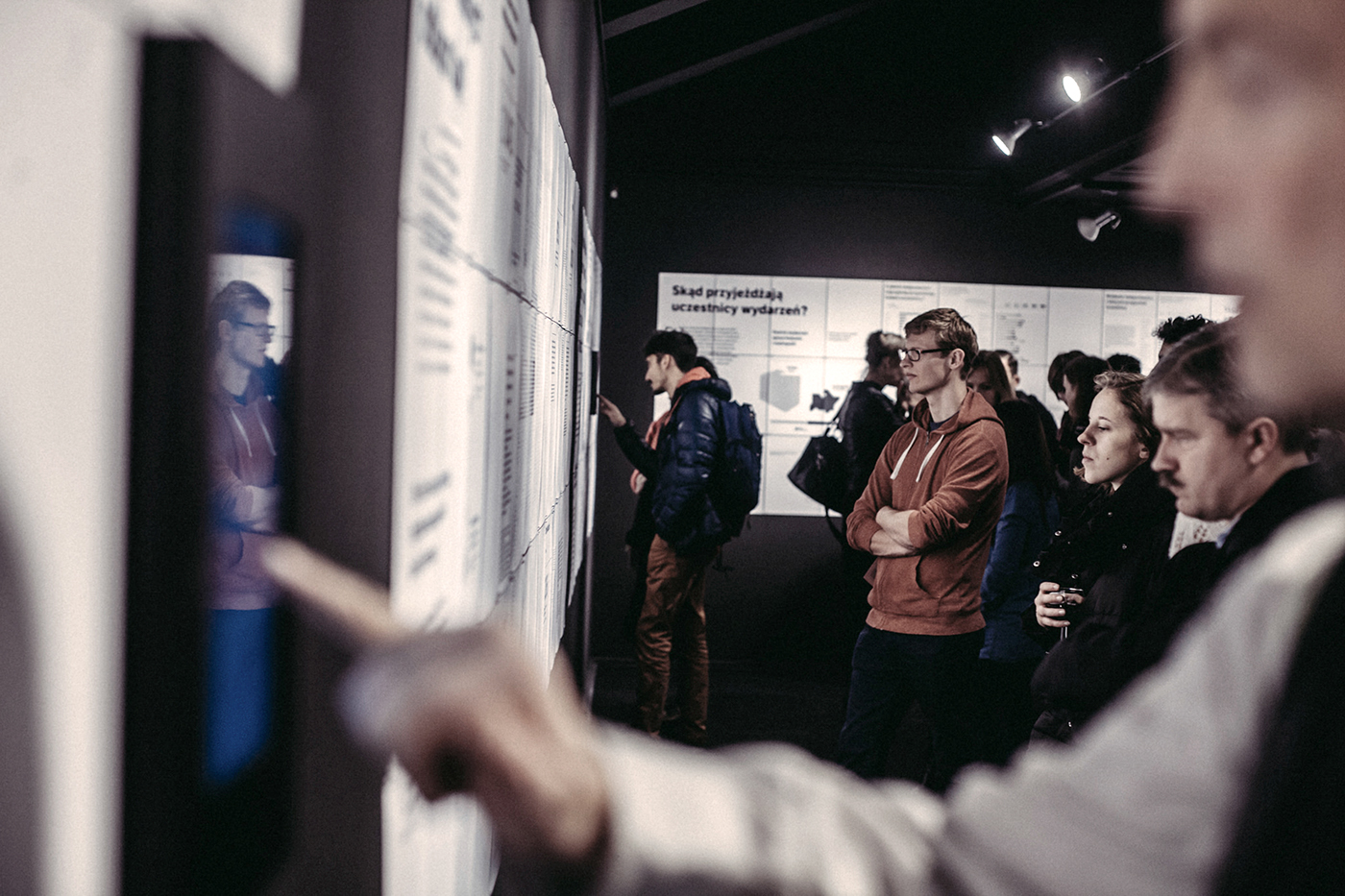 Exhibition Design  data visualization infographics graphic design  icon design  isotype medialab katowice data analysis research data driven