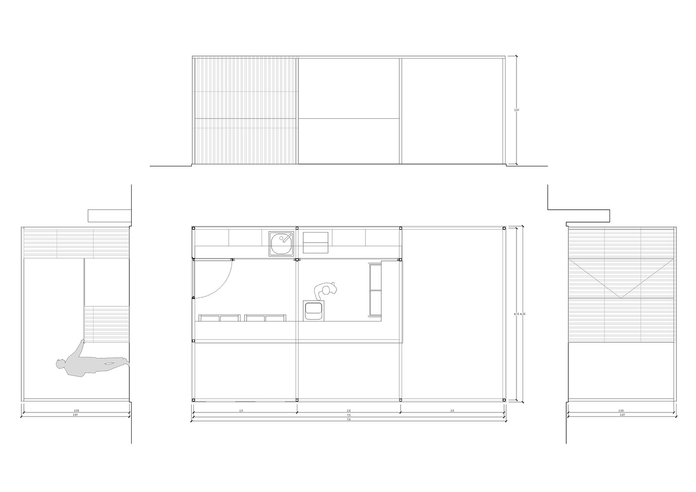 arquitectura architecture bar Render rendering vray visualization donostia Rhinoceros 3D
