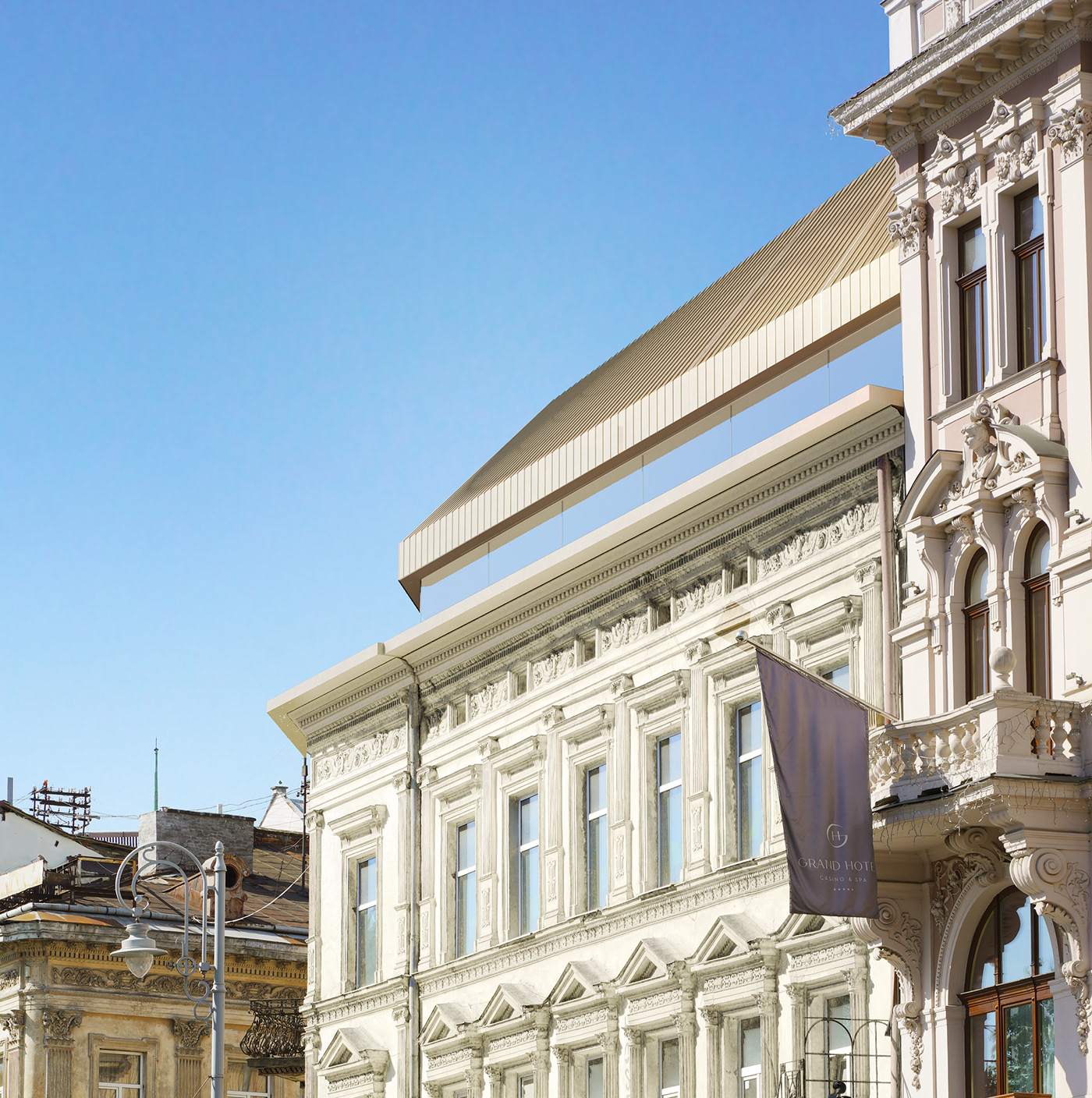architecture building reconstruction  building restoration GUESS LINE ARCHITECTS Historical Building Lviv ukraine