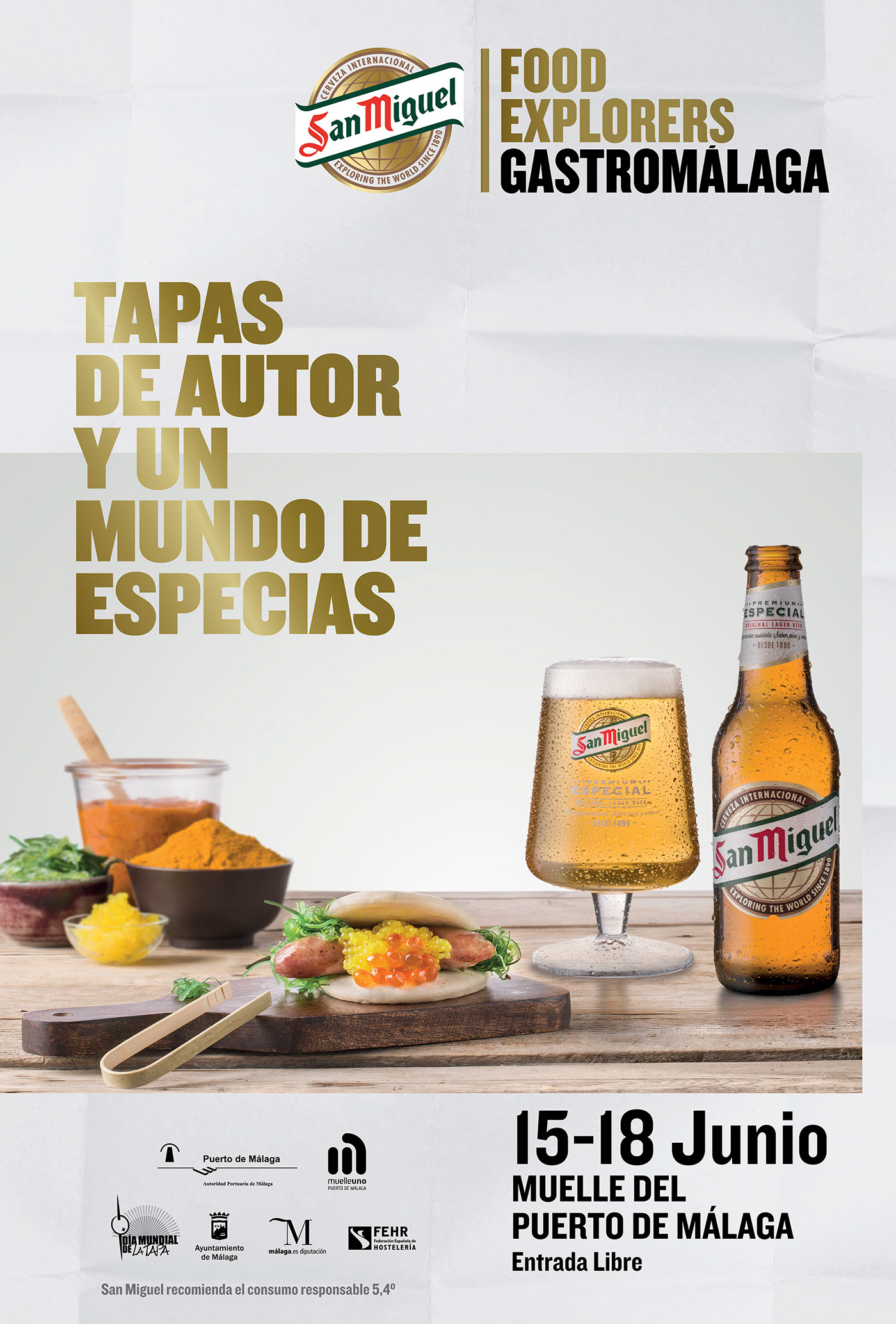 San Miguel beer FoodExplorers Gastromalaga BcnTast Bilbokatessen