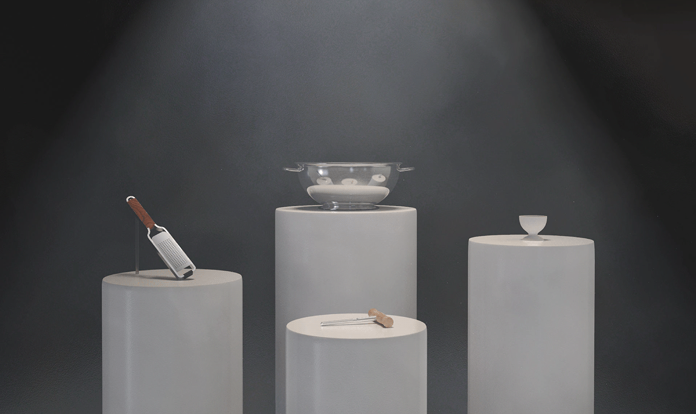 4 modified products are shown in a foggy atmosphere