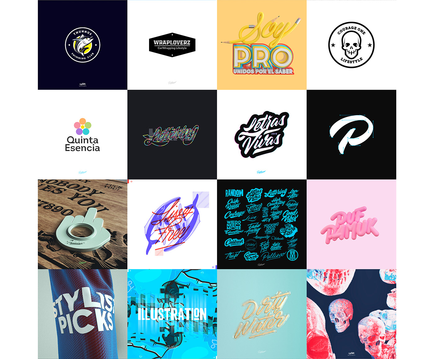 3D art brand branding  color creative design lettering logo logos