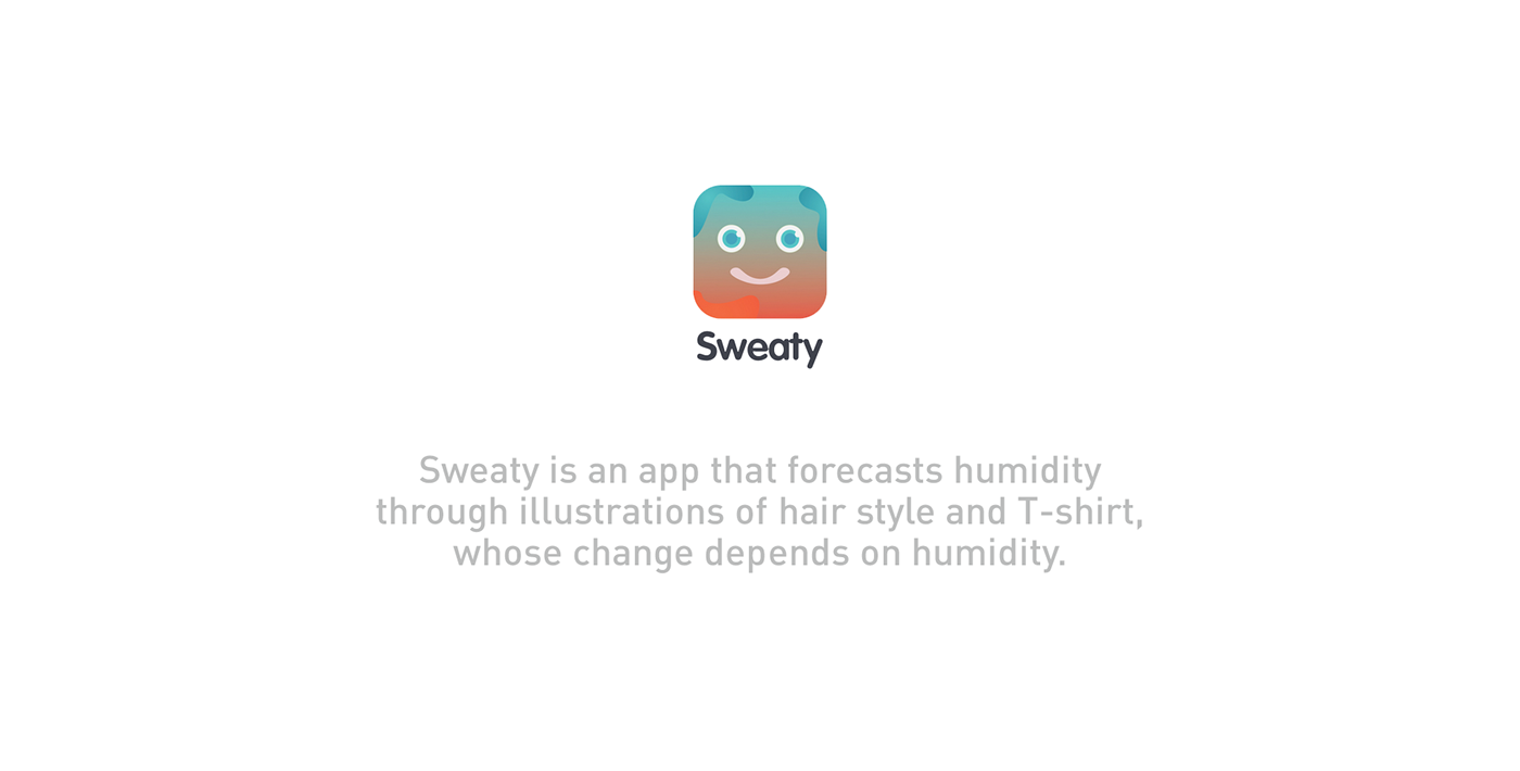 Appdesign weatherapp prototype aftereffects photoshop Illustrator icons weather humidity humidityforecast sweaty sweating hairfrizz