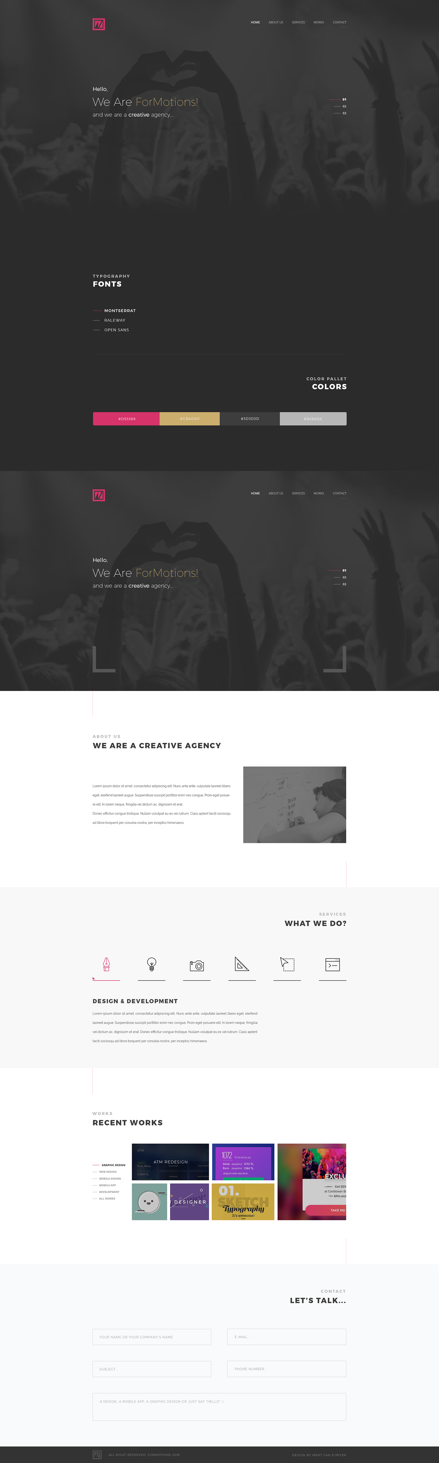 ForMotions - Agency Web Site Design