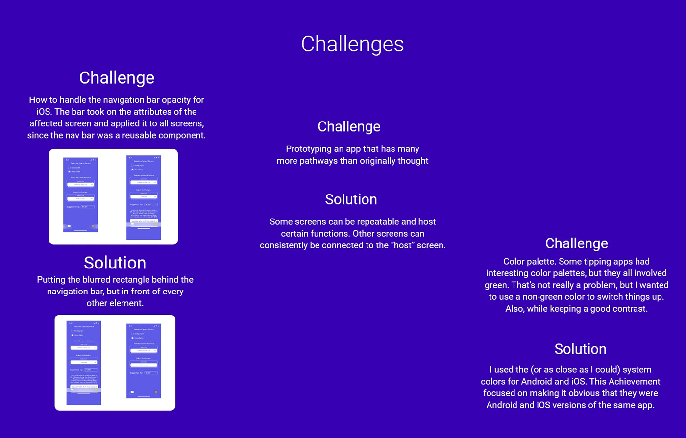 android Case Study finance ios material design Native App UI visual design