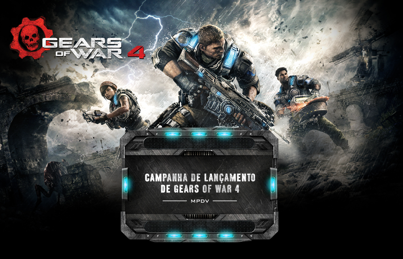 Lançamento Gears of War 4 on Behance