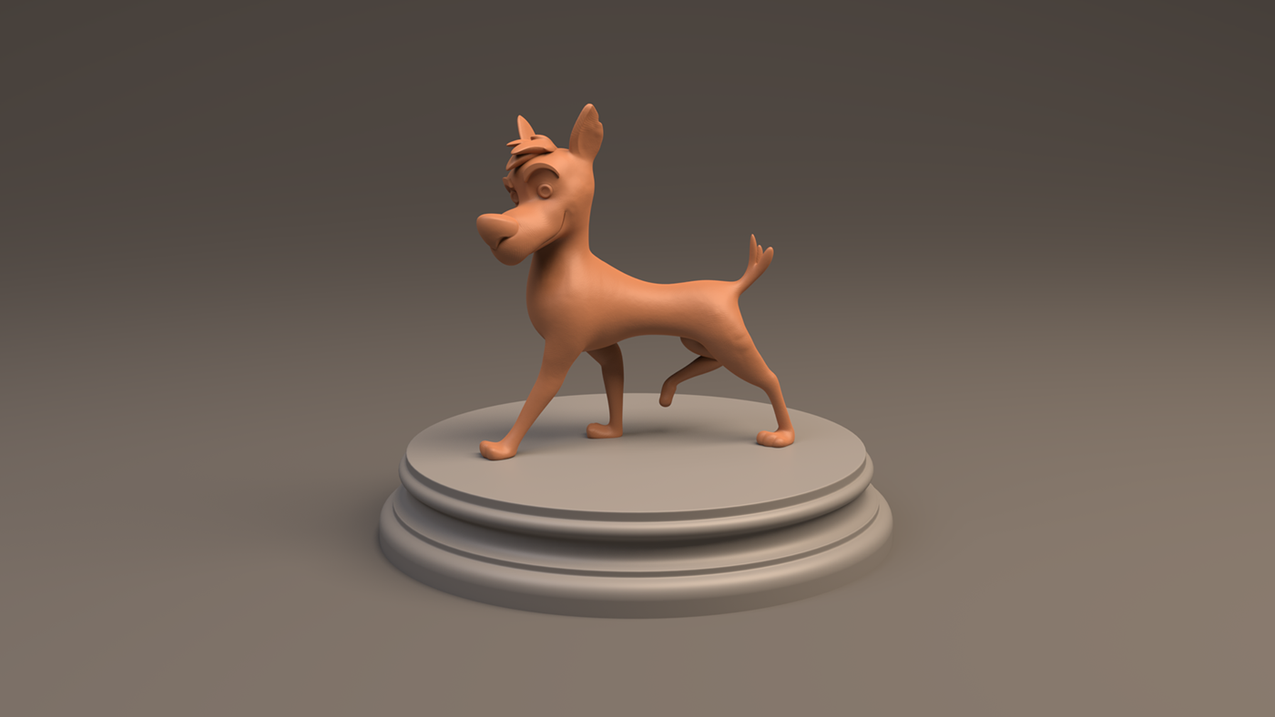 modeling 3D Zbrush Character dog characterdesign desing 3DDesign cartoon