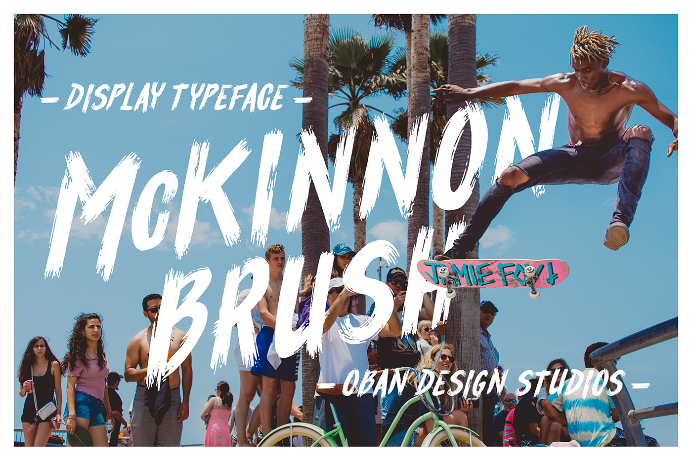 brush stroke peter mckinnon Typeface lettering beach Hipster cool font