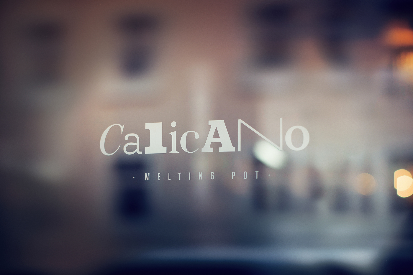 Calicano restaurant alexey malina design intelligence identity Minimalism Coffee logo Logotype black Business Cards ID