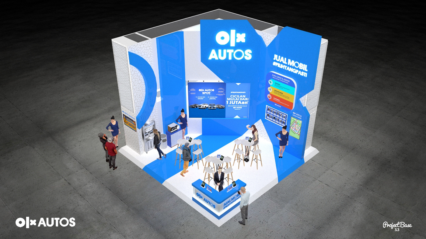 3D 3d design Exhibition  Exhibition Booth Event consumer event automotive   consumer experience
