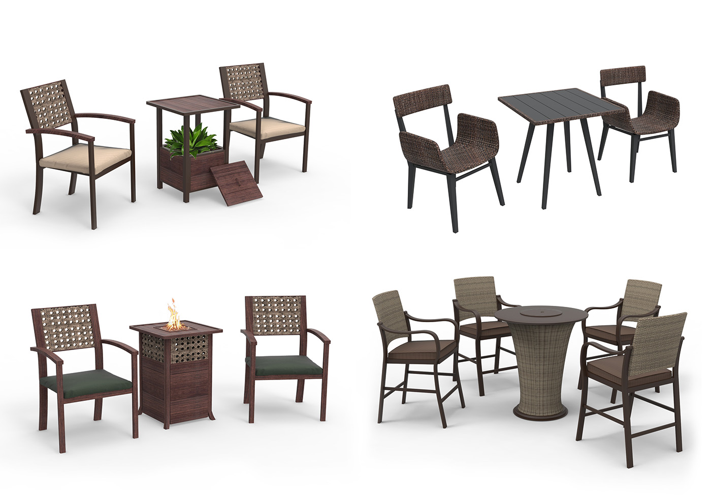 design industrial design  product design  wood furniture outdoor furniture Fire Table sample market Modern Design