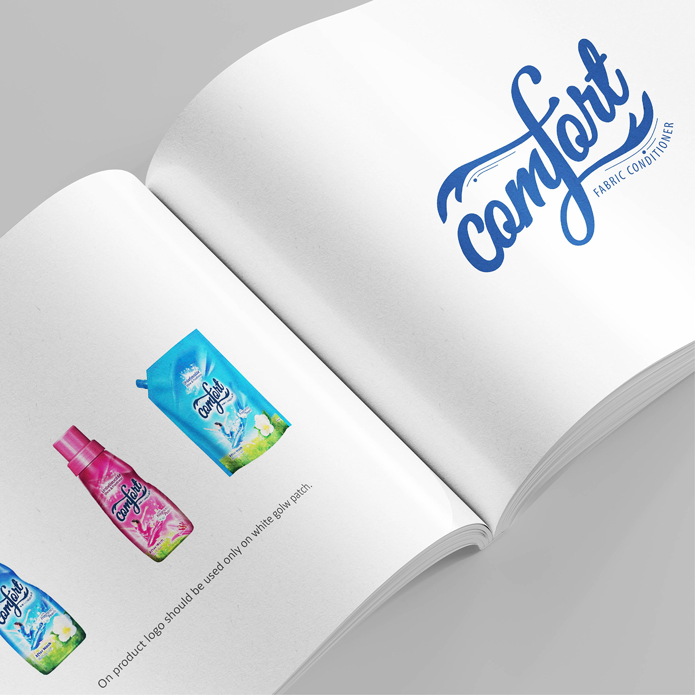 brand guide brand identity branding  febric conditioner guidelines identity logo Logo Design typography   visual identity