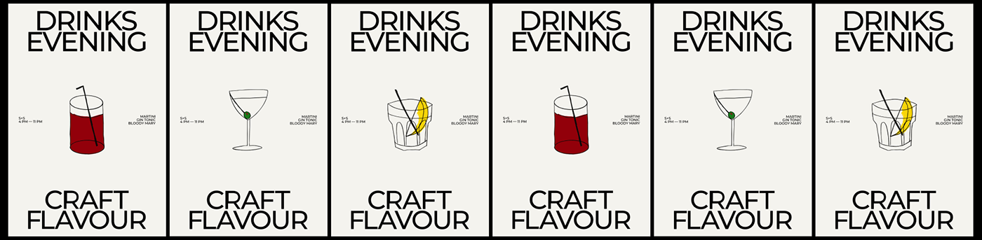 Poster Design poster Graphic Designer ILLUSTRATION  cocktail
