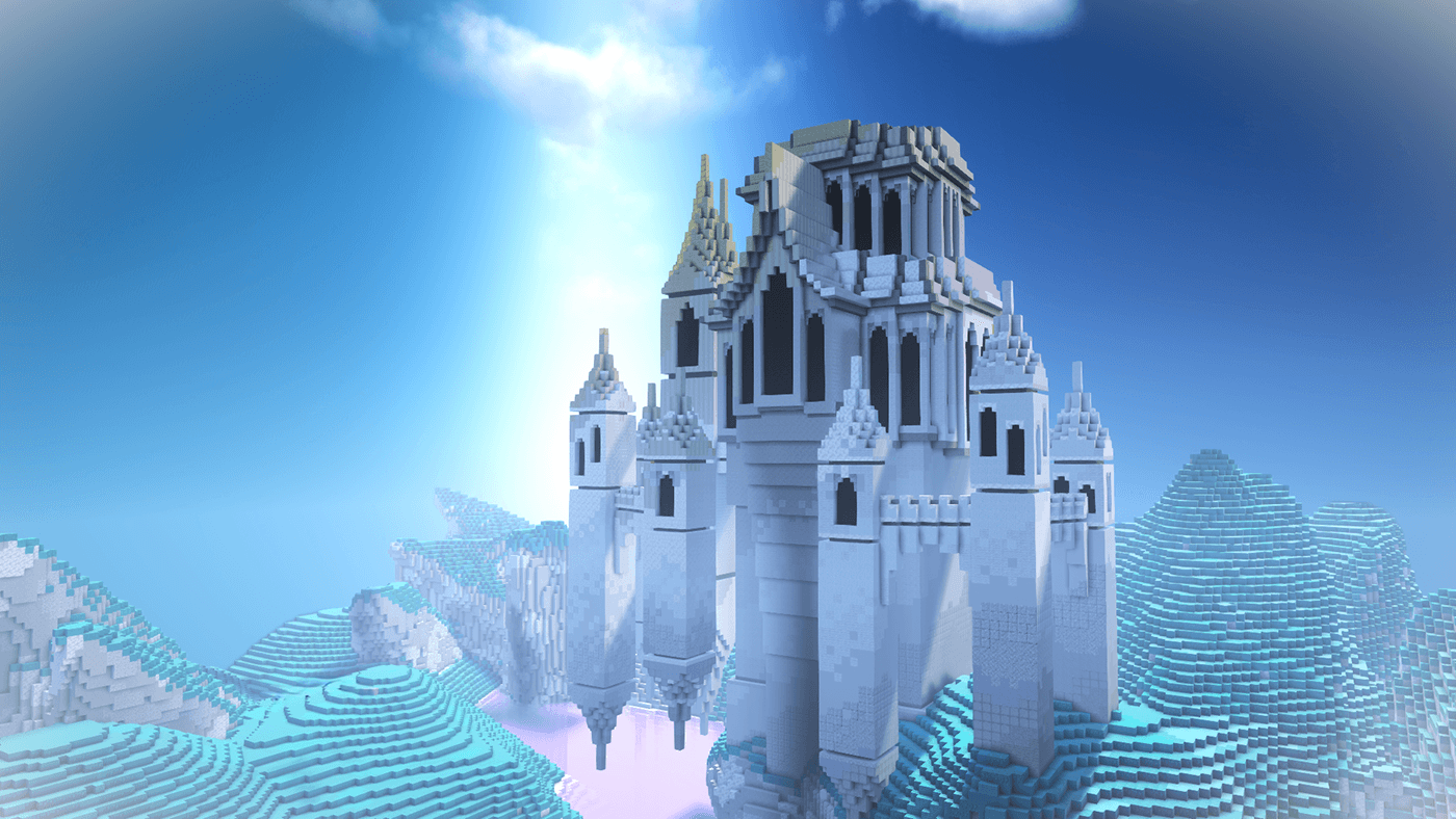 heavenly minecraft Castle