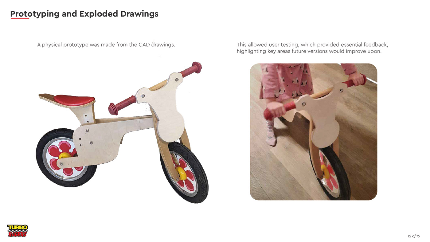 toys Bike Sustainable product design  modular industrial design  Render balance bike