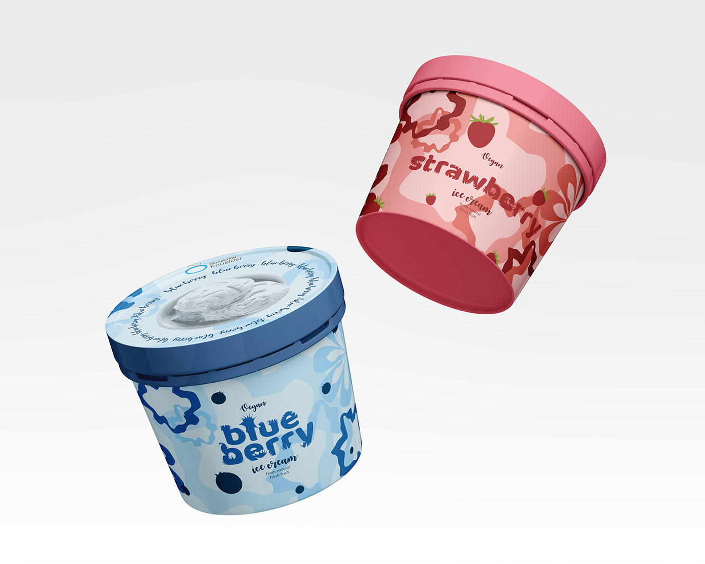 packaging design adobe illustrator ice cream