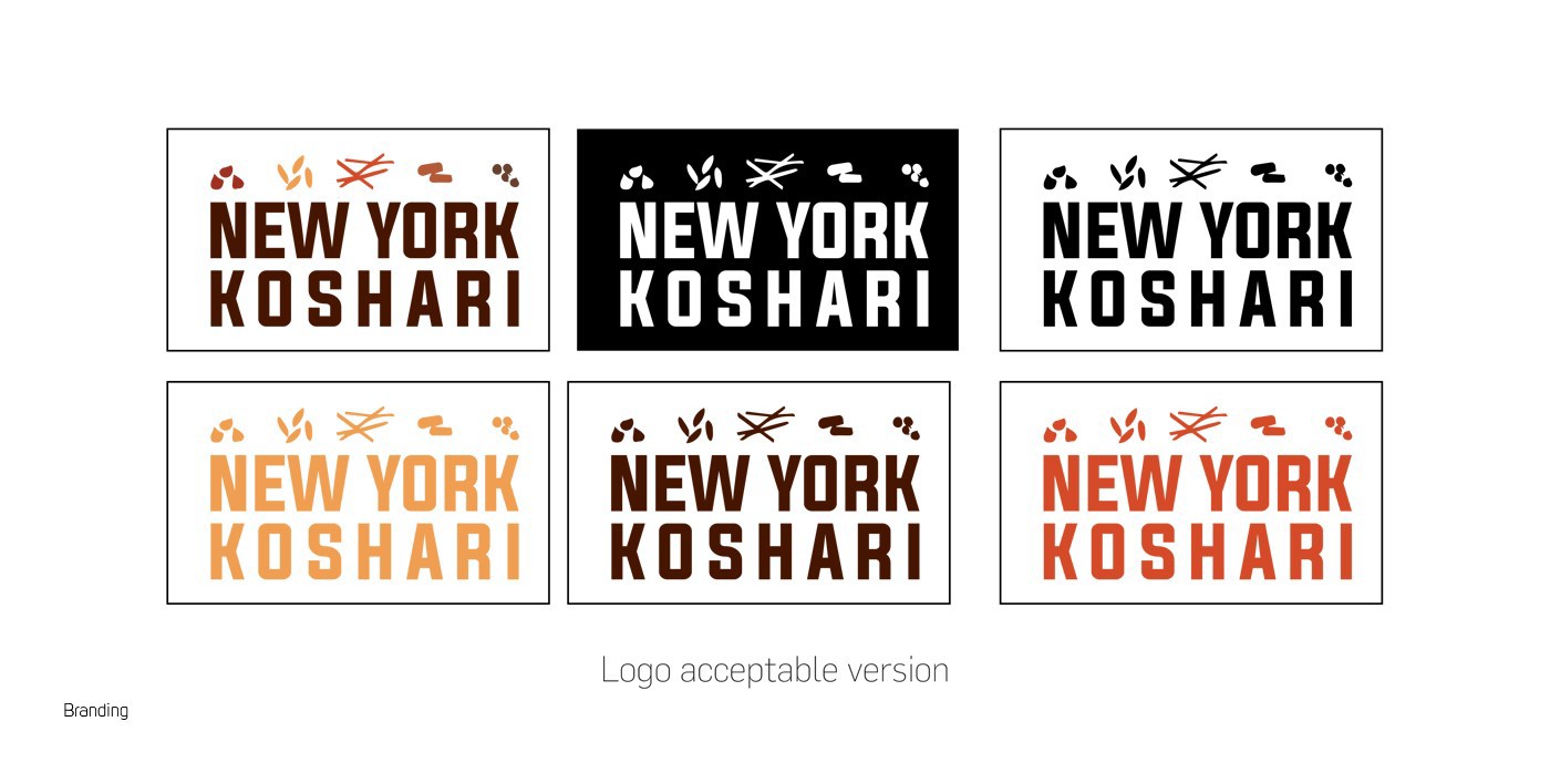 NYK koshary New York branding  Ahmed ElShafei