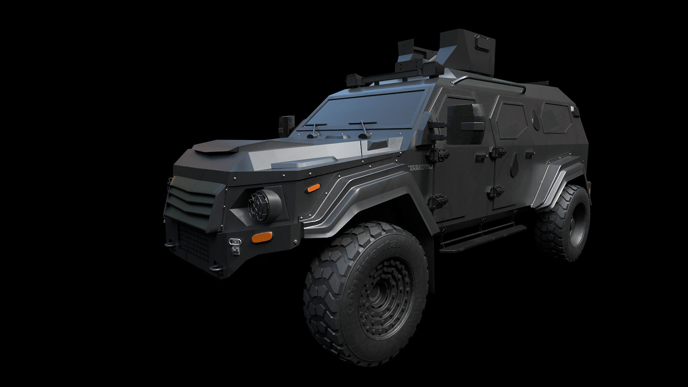 Terradyne Gurkha LAPV Vehicle Military armored