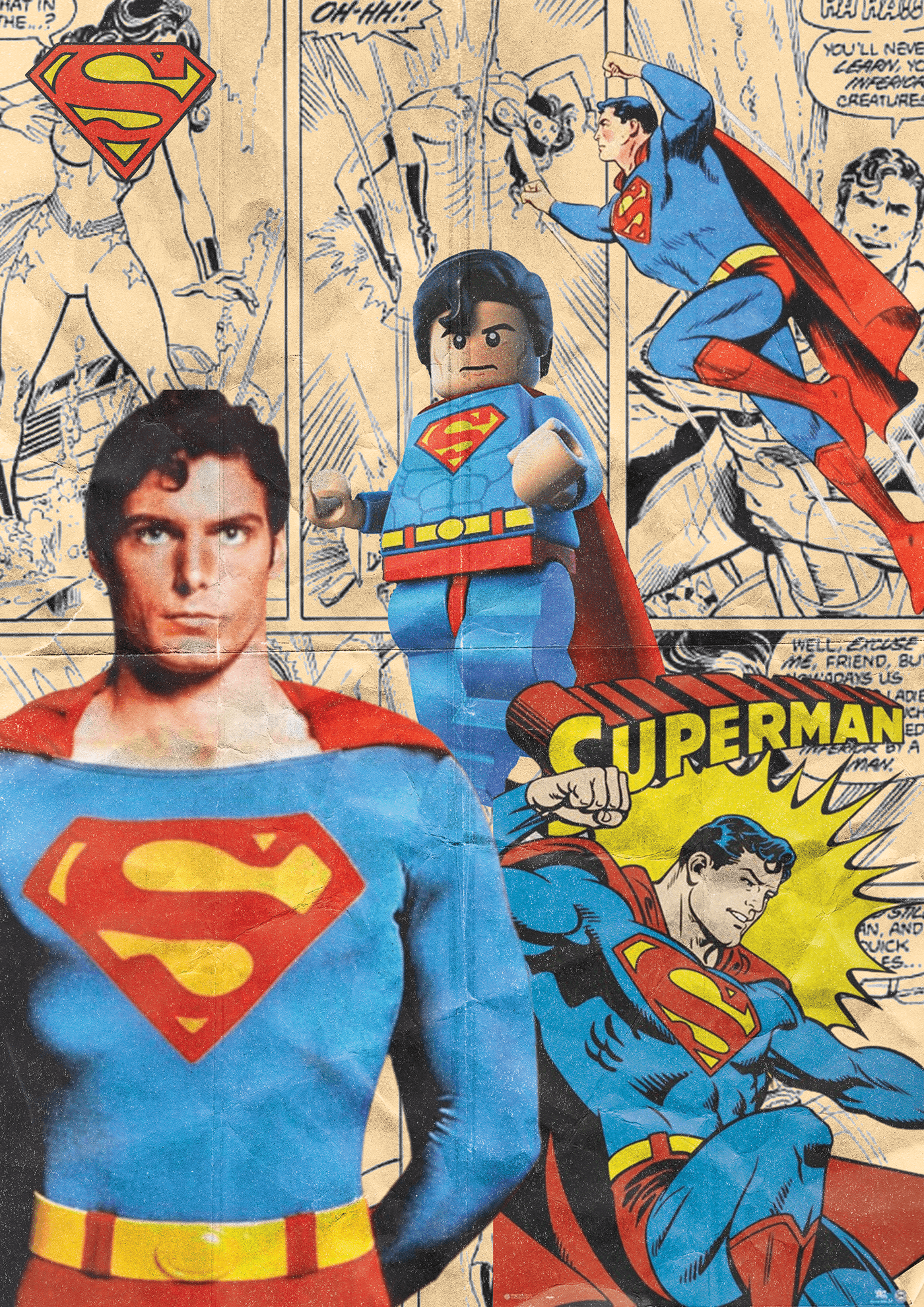 poster Poster Design Graphic Designer photoshop superman vintage