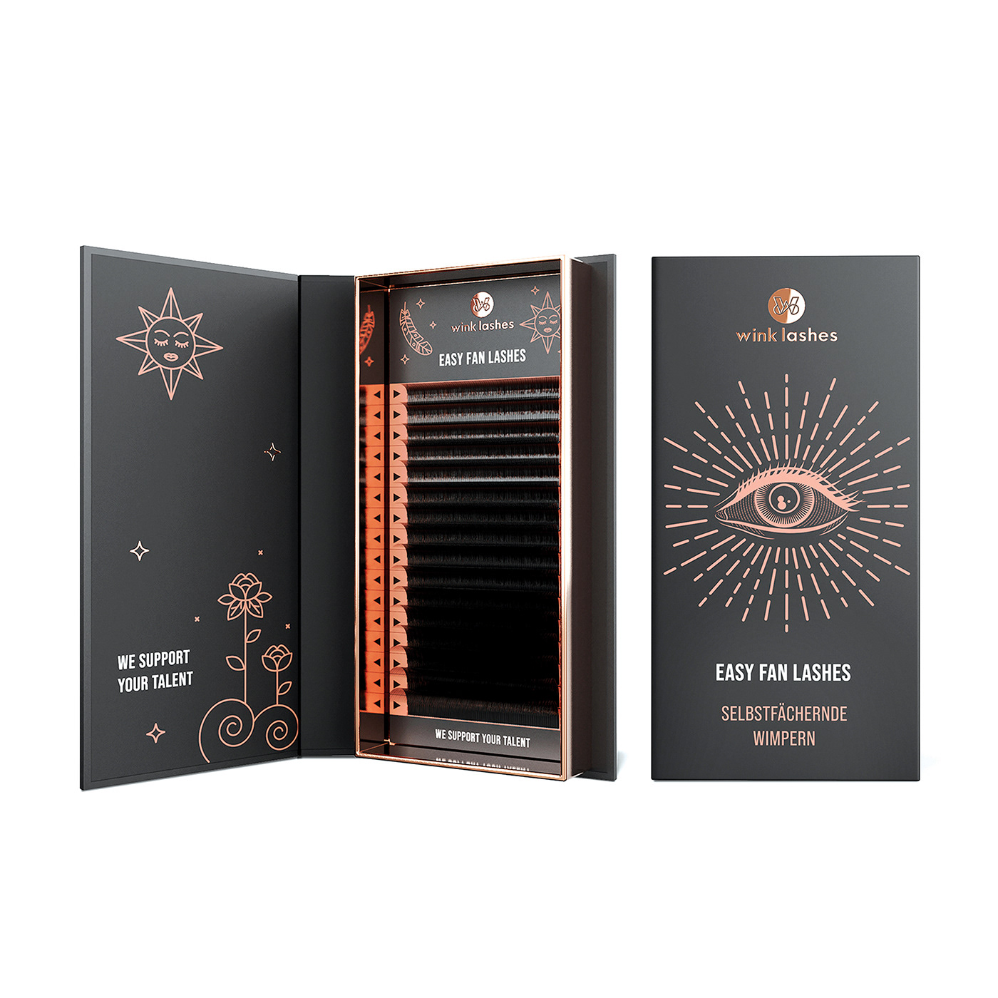 brand graphic design  package packaging design beauty cosmetic packaging cosmetics Drawing  eyes makeup