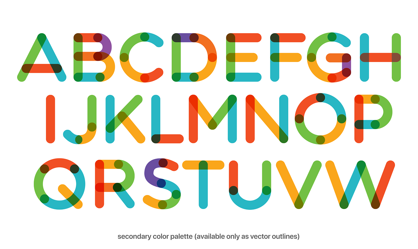 free Free font free download multicolored download multicolor Typeface