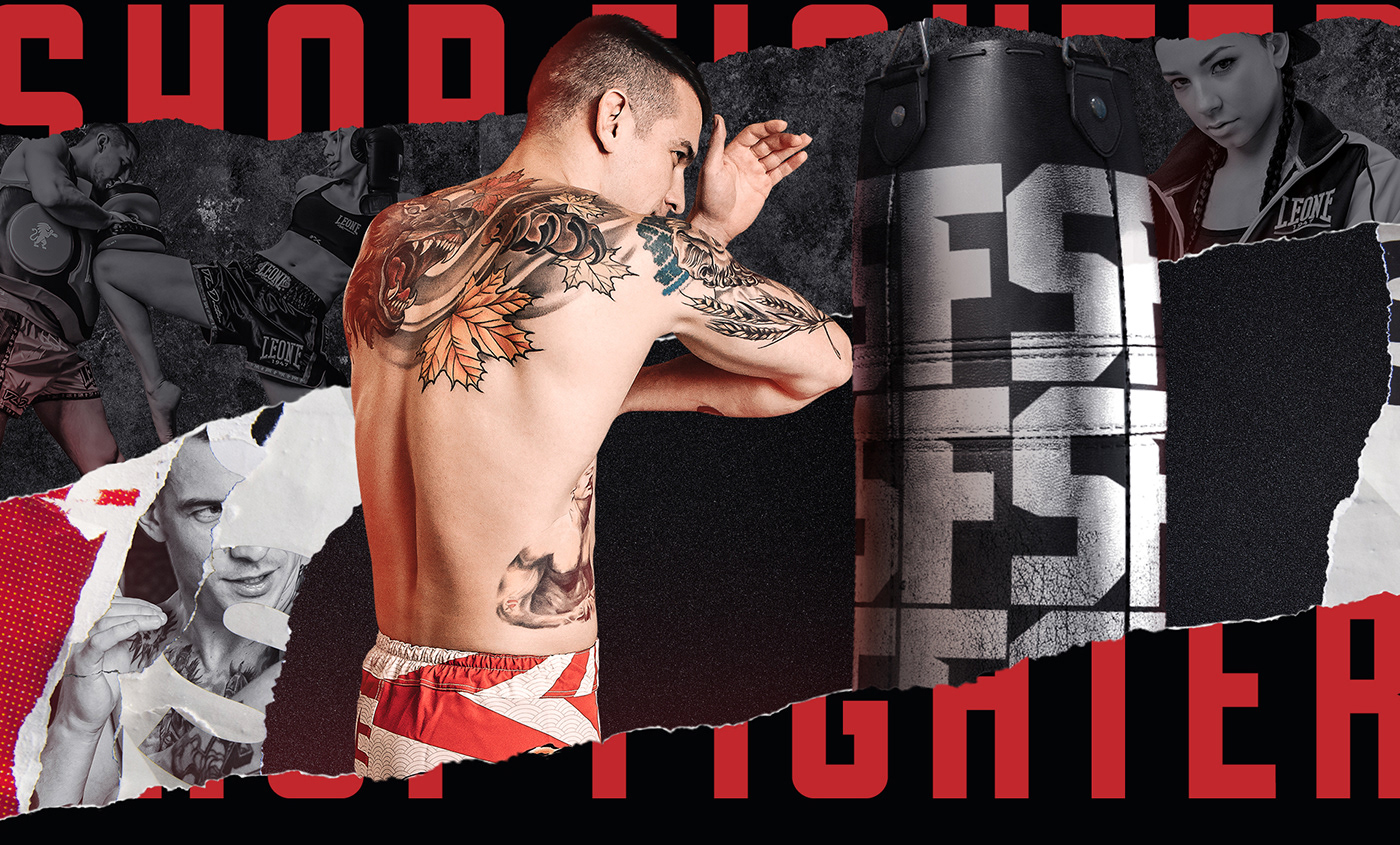 Boxing fight fitness free MMA red shop sport trend UFC