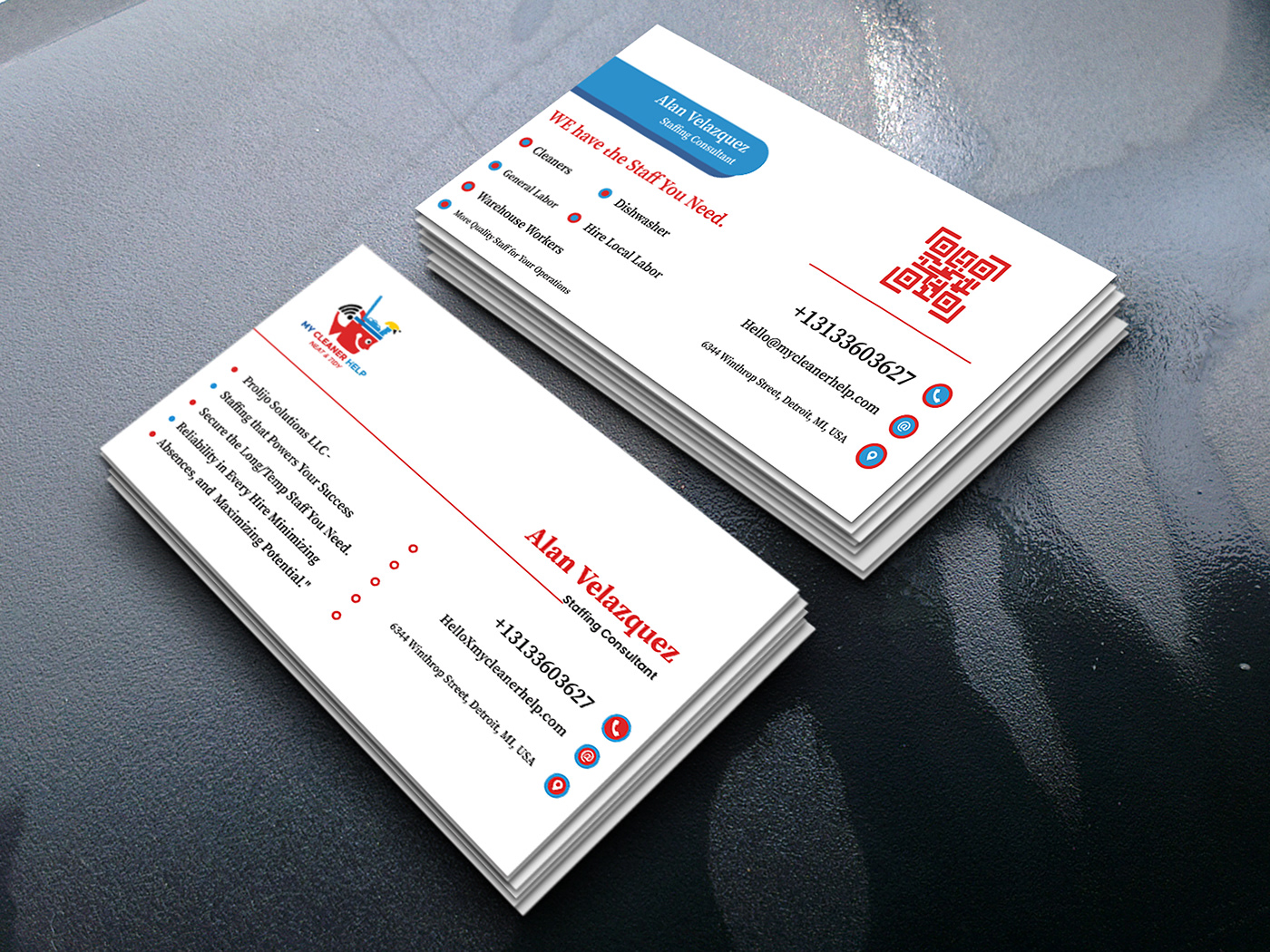 card corporate marketing   Graphic Designer print design 