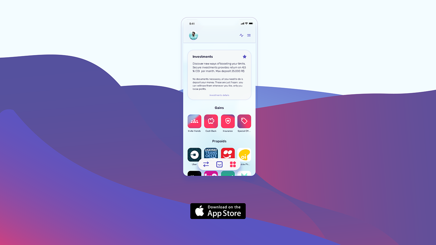 android app eWallet Fintech ios mobile Mobile app payment UI/UX ux