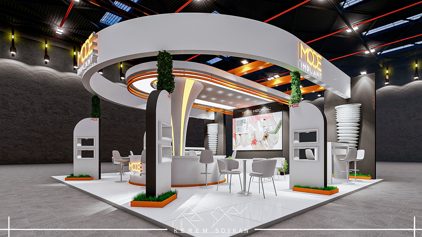 2023 design exhibition stand expo fuar standı Stand stant tasarım Mode İmplant Mode Medikal