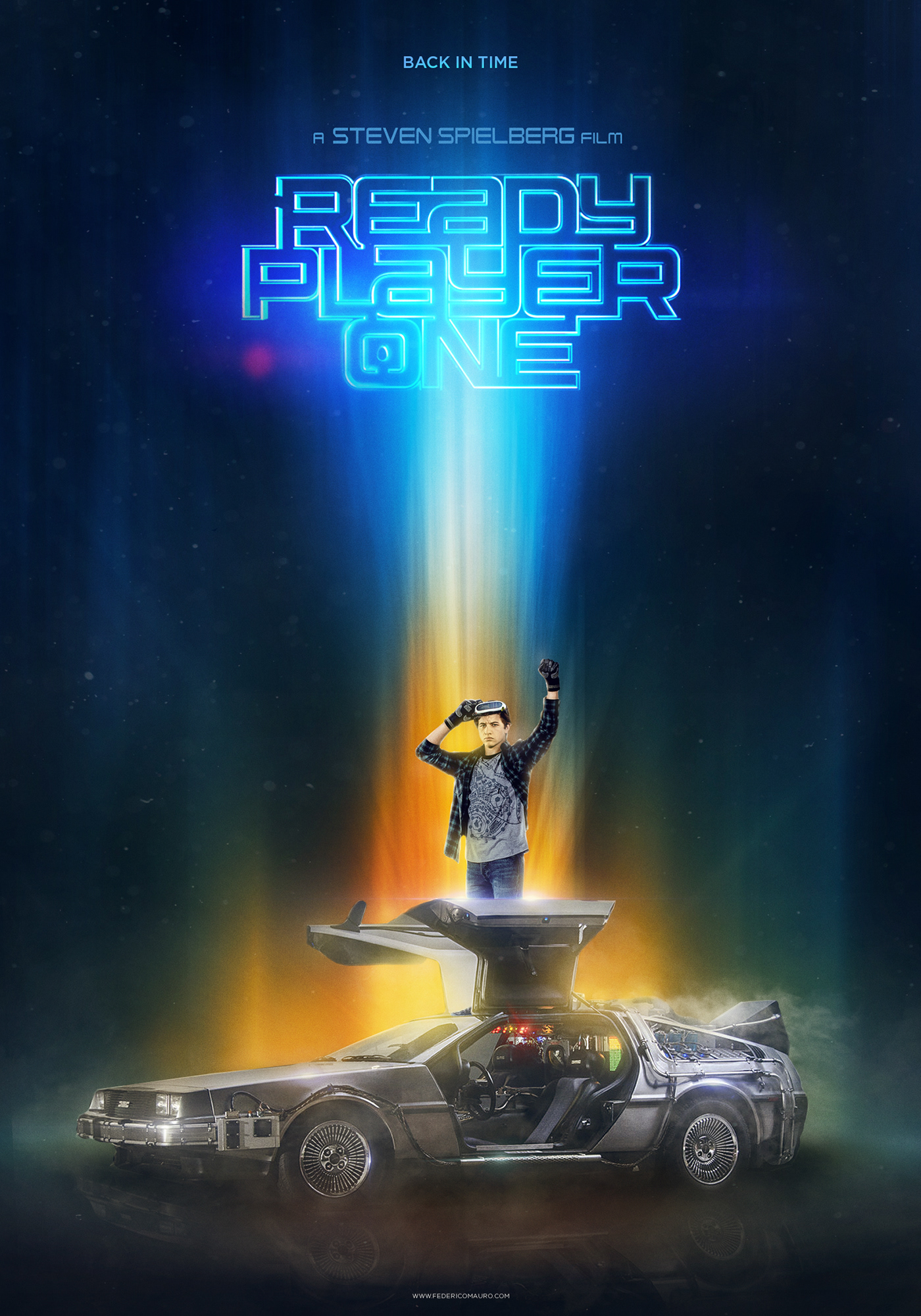 ready player one Spielberg poster artwork fanart federico mauro vertigo