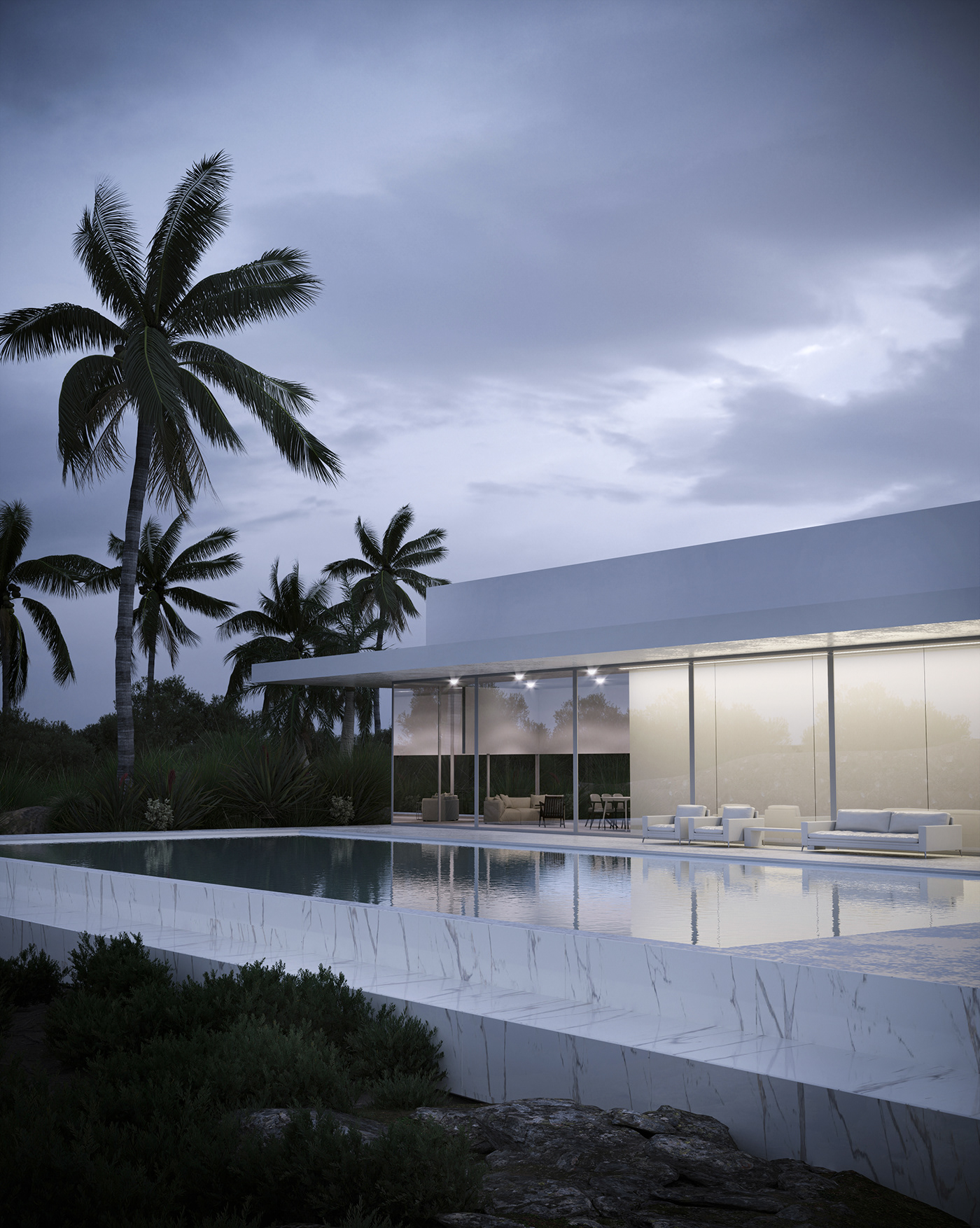3D 3ds max architecture archviz CGI exterior home house Render visualization