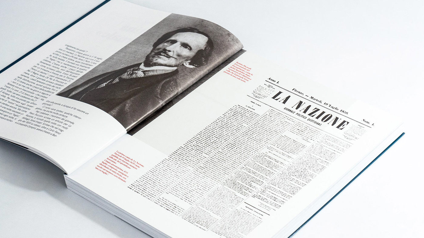 book editorial design  anniversary typography   newspaper history celebration