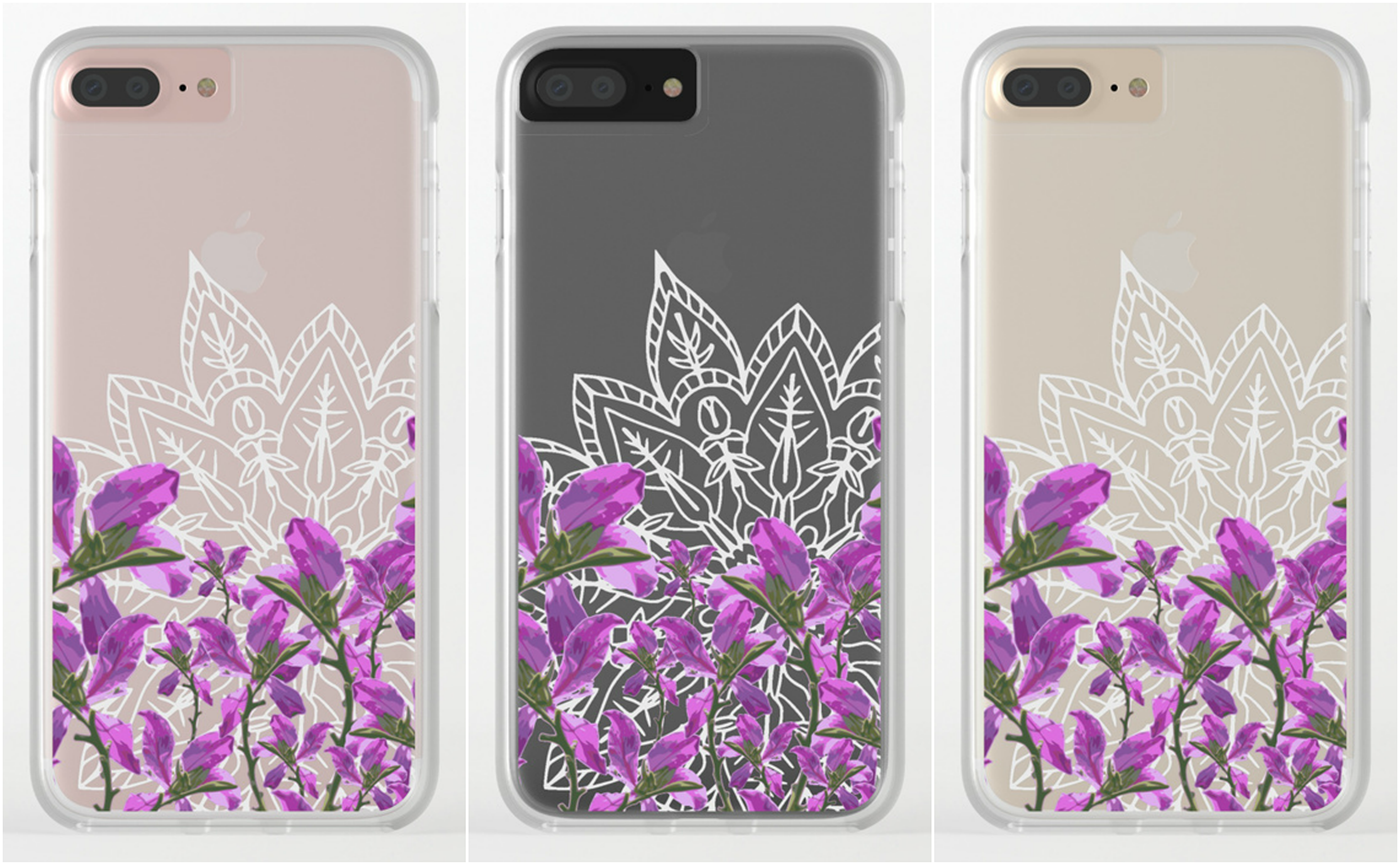 collage floral iphone case product product design  accessories