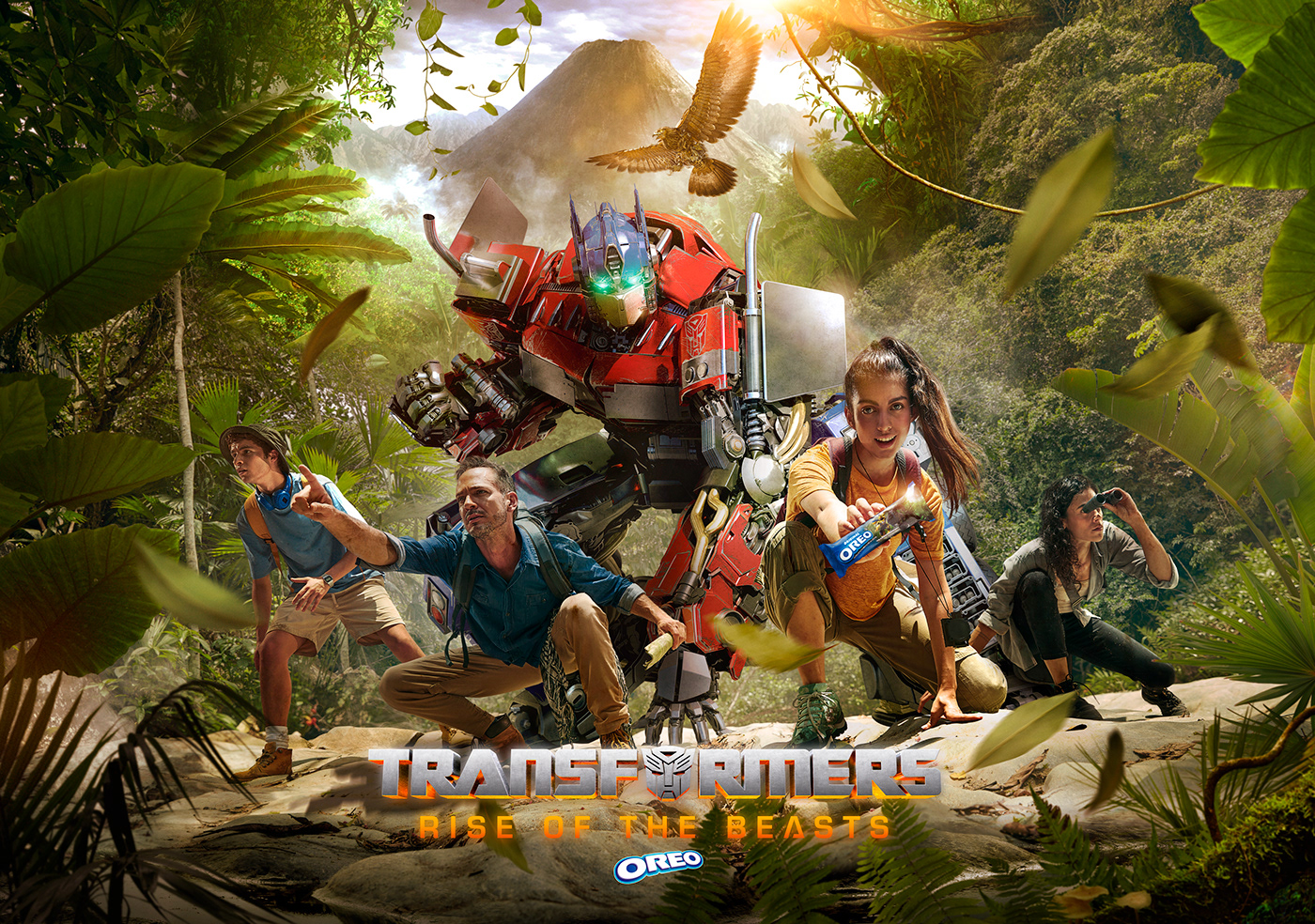 photoshoot oreo Transformers Hasbro 3D photoshop CGI poster