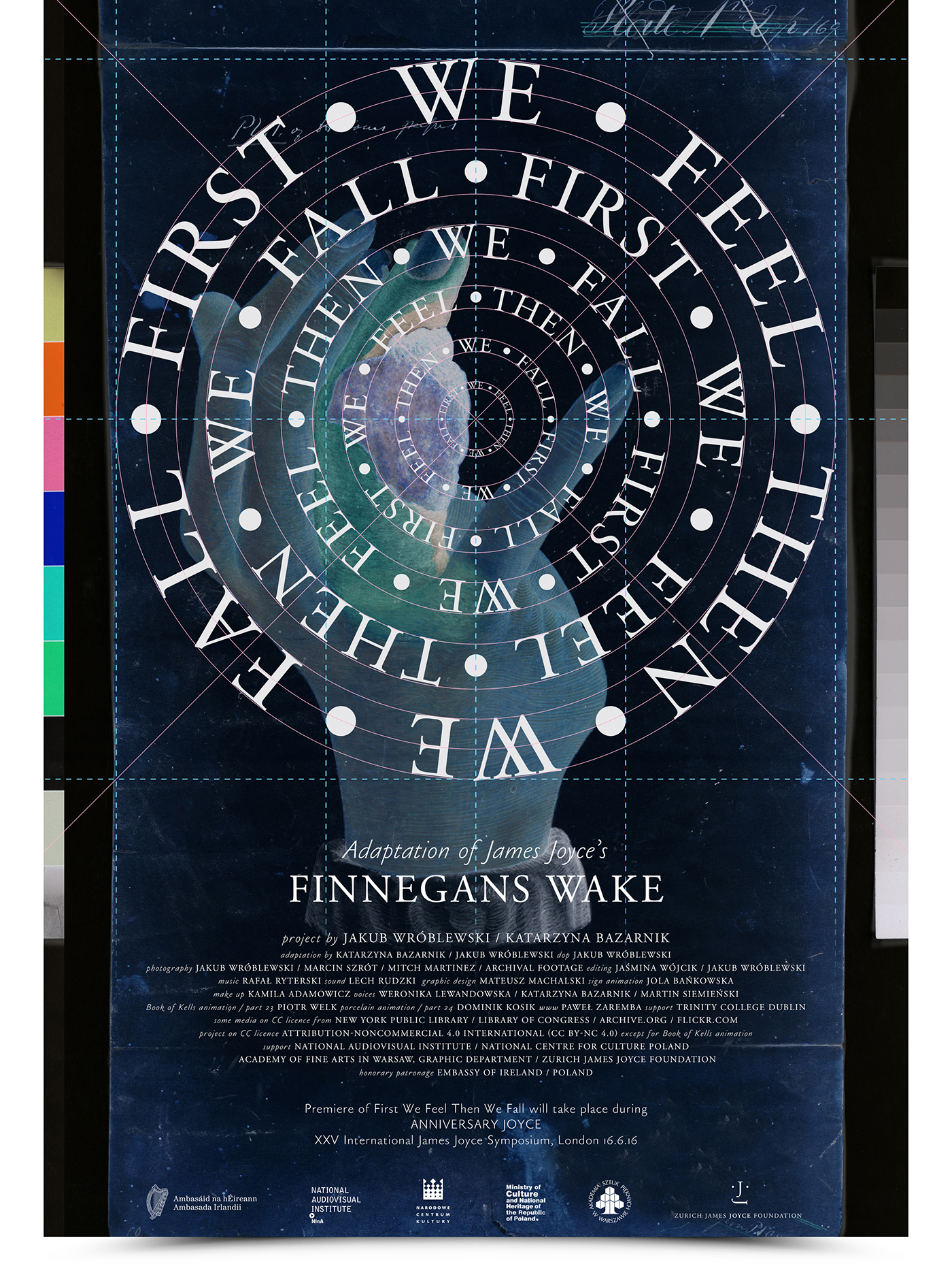 FWFTWF movie identity MACHALSKI mateusz Web art Project poster joyce Finnegans Wake ASP