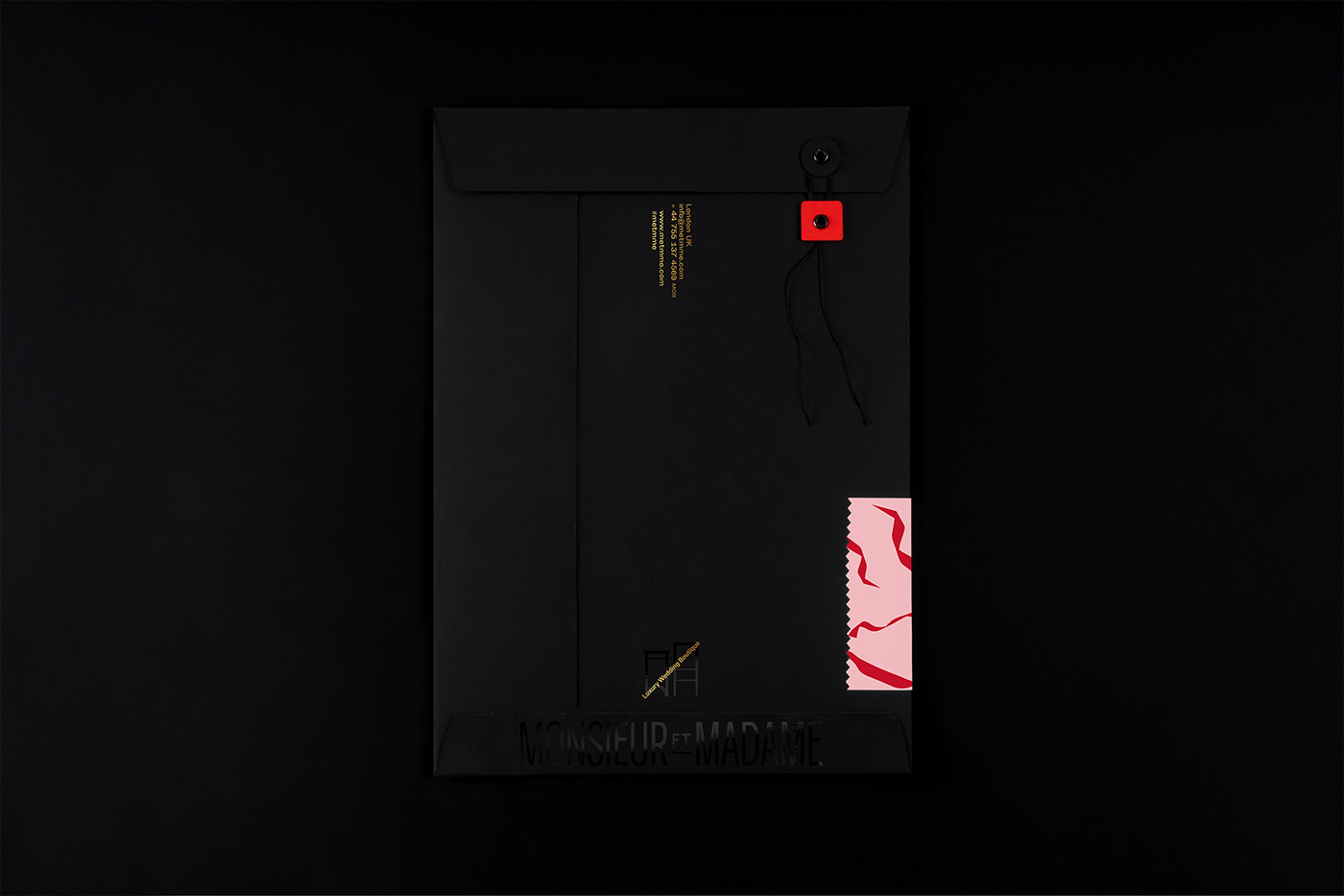 logo Logotype identity Events invitations naming miro black red luxury