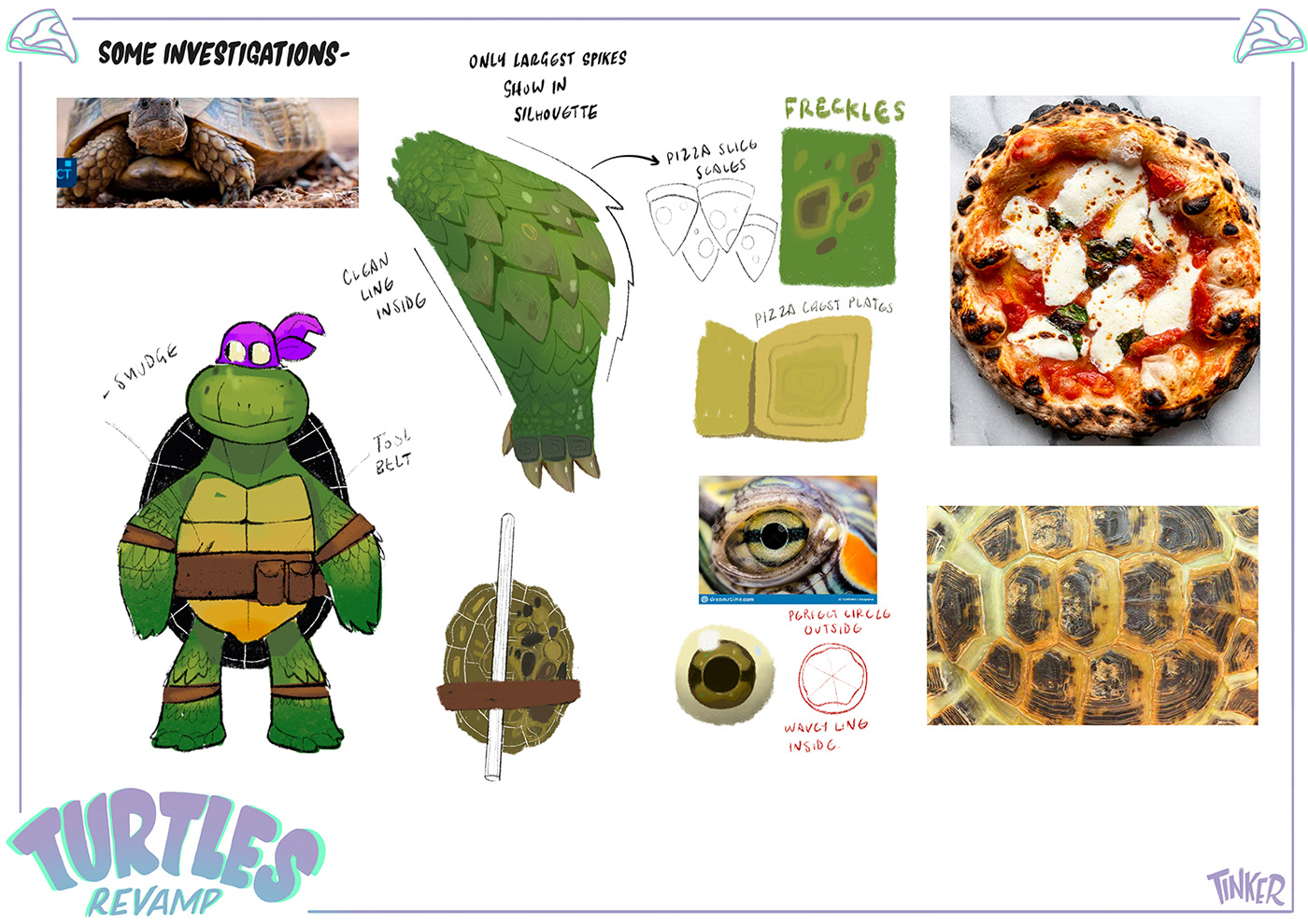 characterdesign concept art mutant ninja teenage Turtles  visualdevelopment